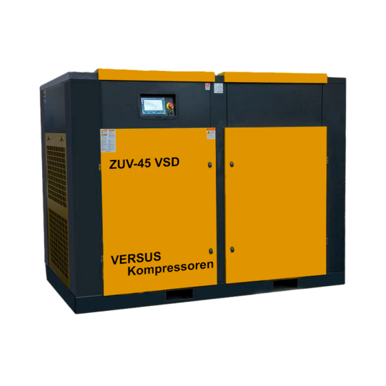 Винтовой компрессор ZUV – 45 VSD 8 бар прямой привод IP 23 D