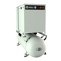 Компрессор спиральный REMEZA KC 5-8-270 Д (с осушителем)