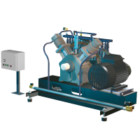 Компрессор поршневой дожимной (бустер) "AIRPOL" ADP 360/4/8