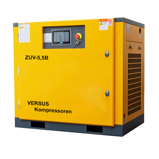 Винтовой компрессор ZUV – 5.5B 13 бар ременный привод IP 54 D