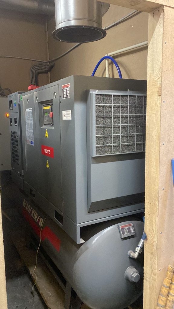 Проект - Винтовой компрессор Dalgakiran TIDY15-10-500D (Compact) (с осушителем) для ООО ТПГ Росион