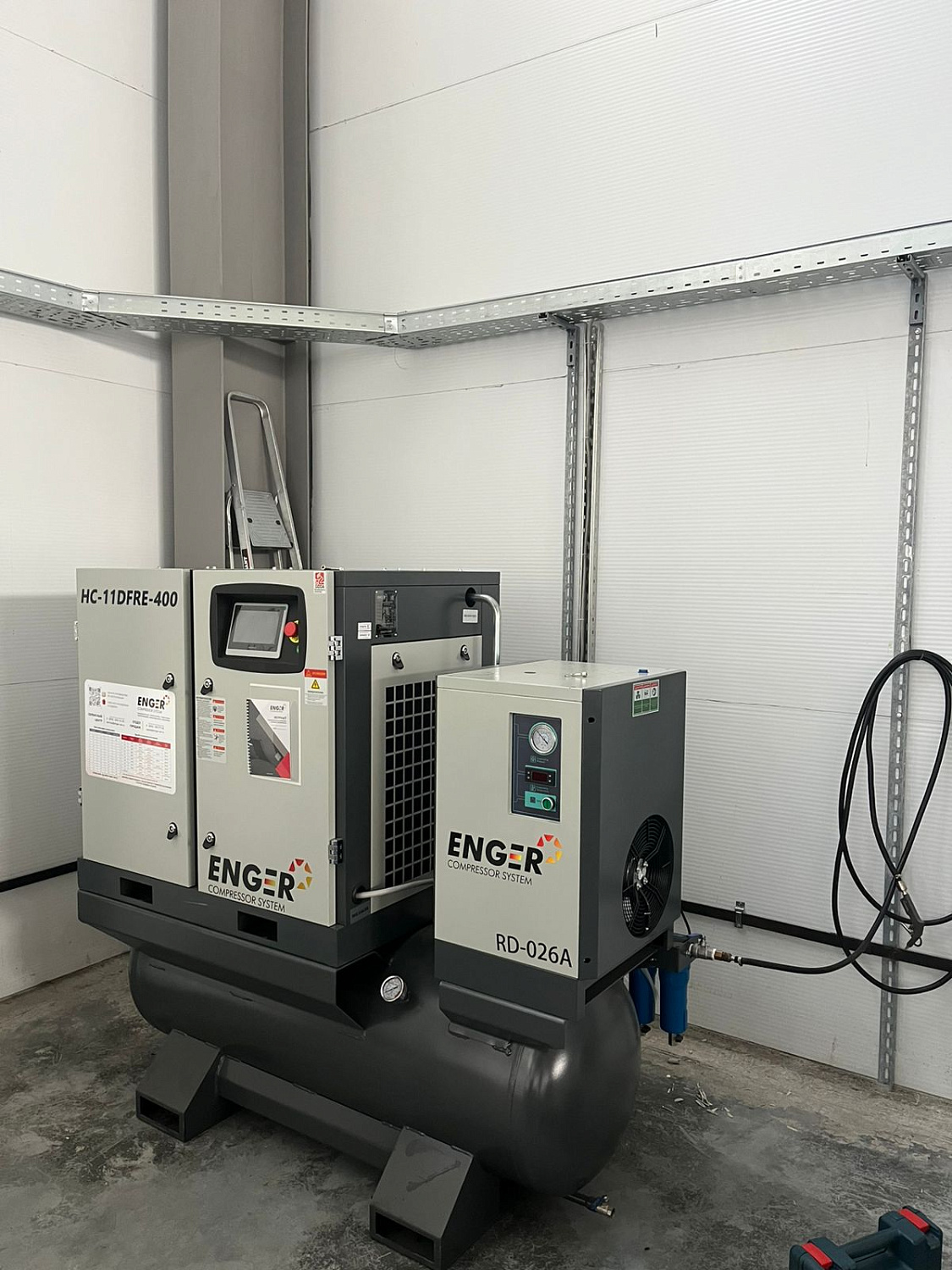 Винтовой компрессор Enger HC-11DFRE-400 8 для ООО "Лидер отрасли"