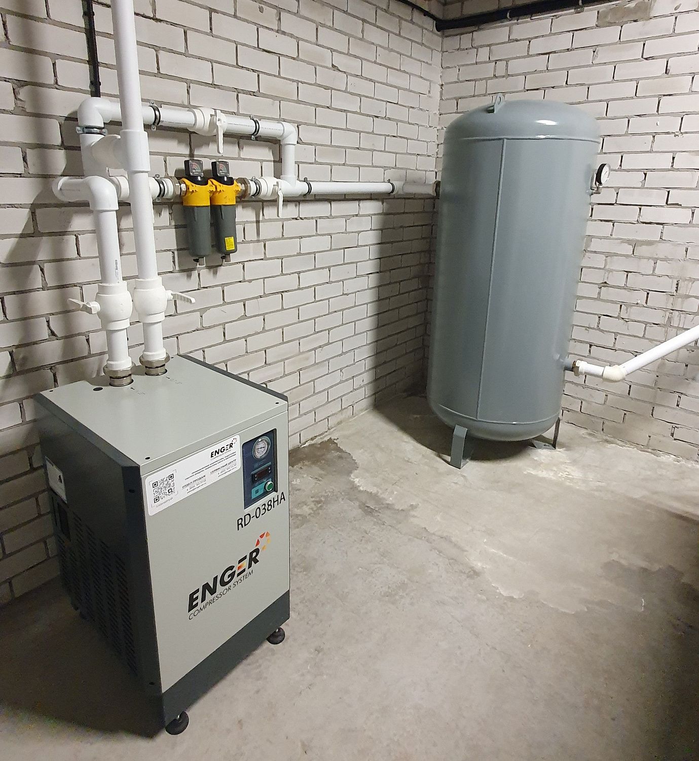 Винтовой компрессор Enger HB-22DFE 8 для ООО ПО "И.К.П"